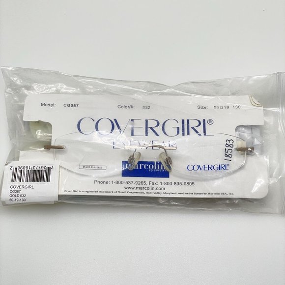 Covergirl Cover Girl Eyeglasses Eye Glasses Frames CG387 032 50-19-130 main image 5